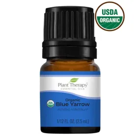 Plant Therapy Blue Yarrow Organic Essential Oil