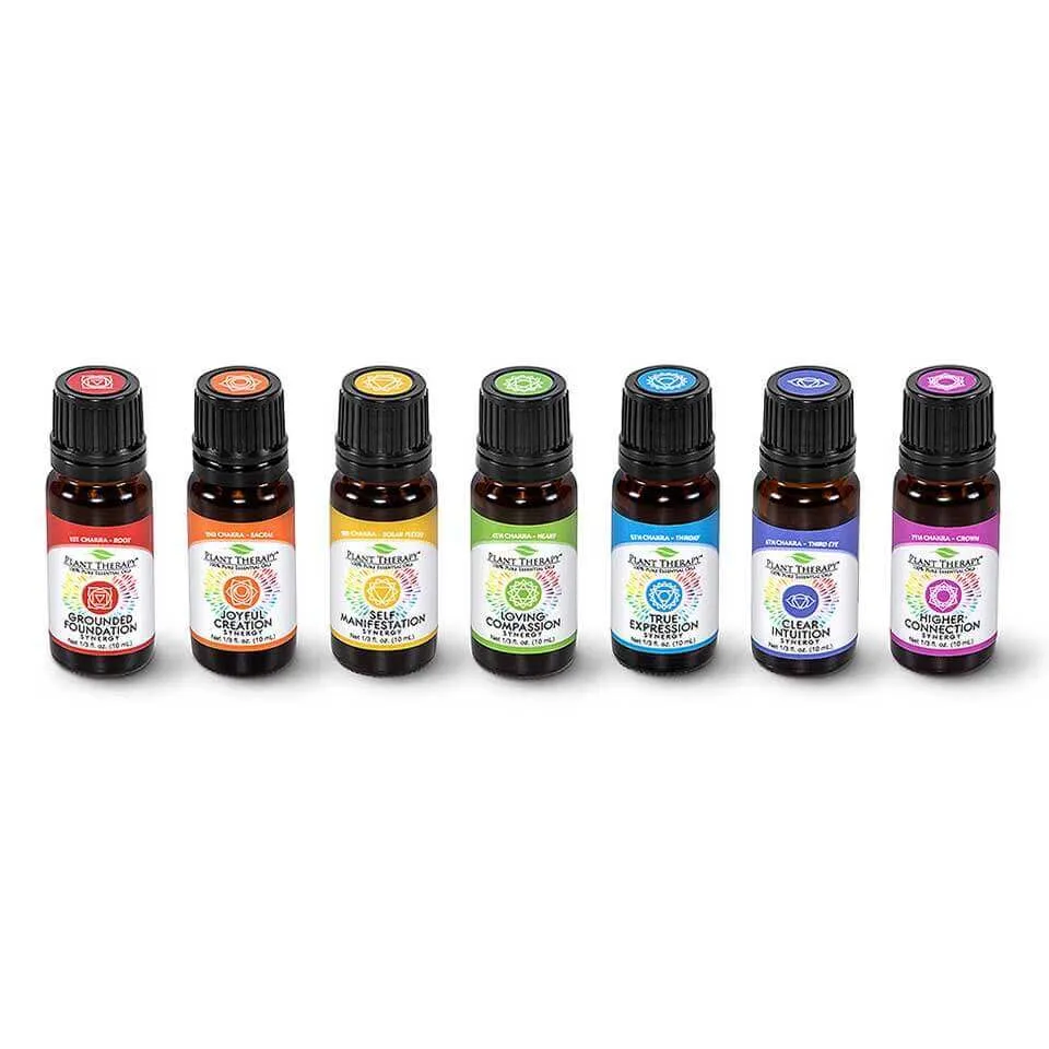 Plant Therapy Chakra Synergies Essential Oil Set