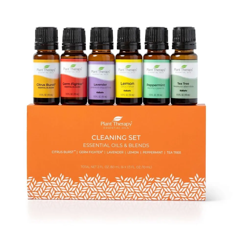 Plant Therapy Cleaning Essential Oil Set