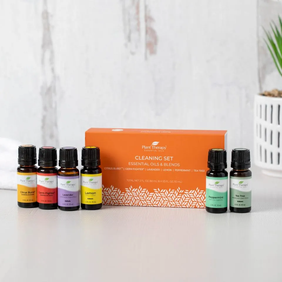 Plant Therapy Cleaning Essential Oil Set