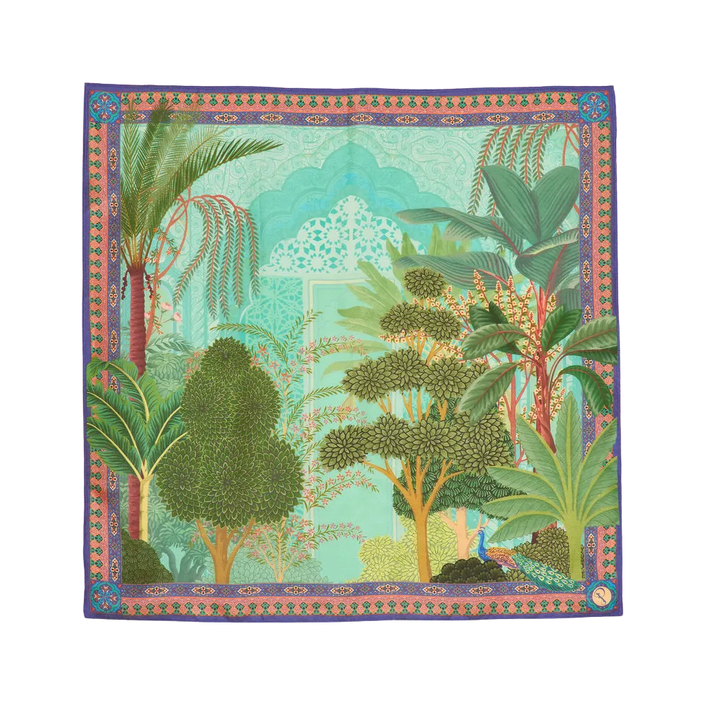 Powder Secret Paradise Silk Square Scarf