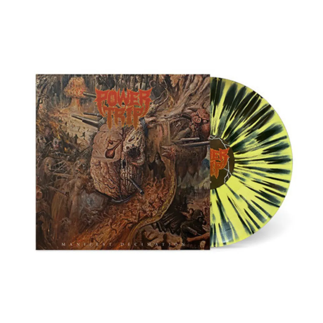 POWER TRIP 'MANIFEST DECIMATION' LP(Yellow & Black Splatter Vinyl)