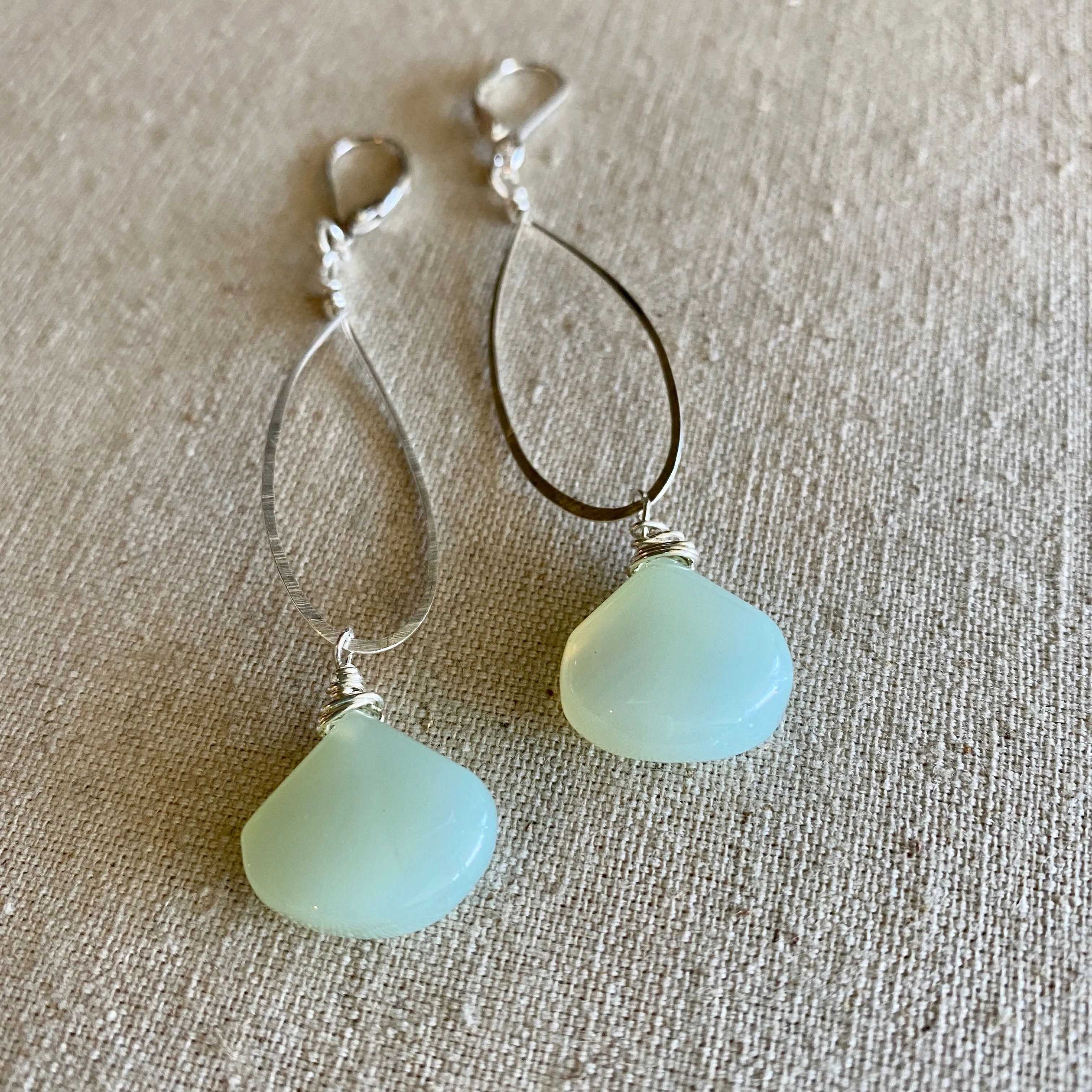 Prehnite Earrings