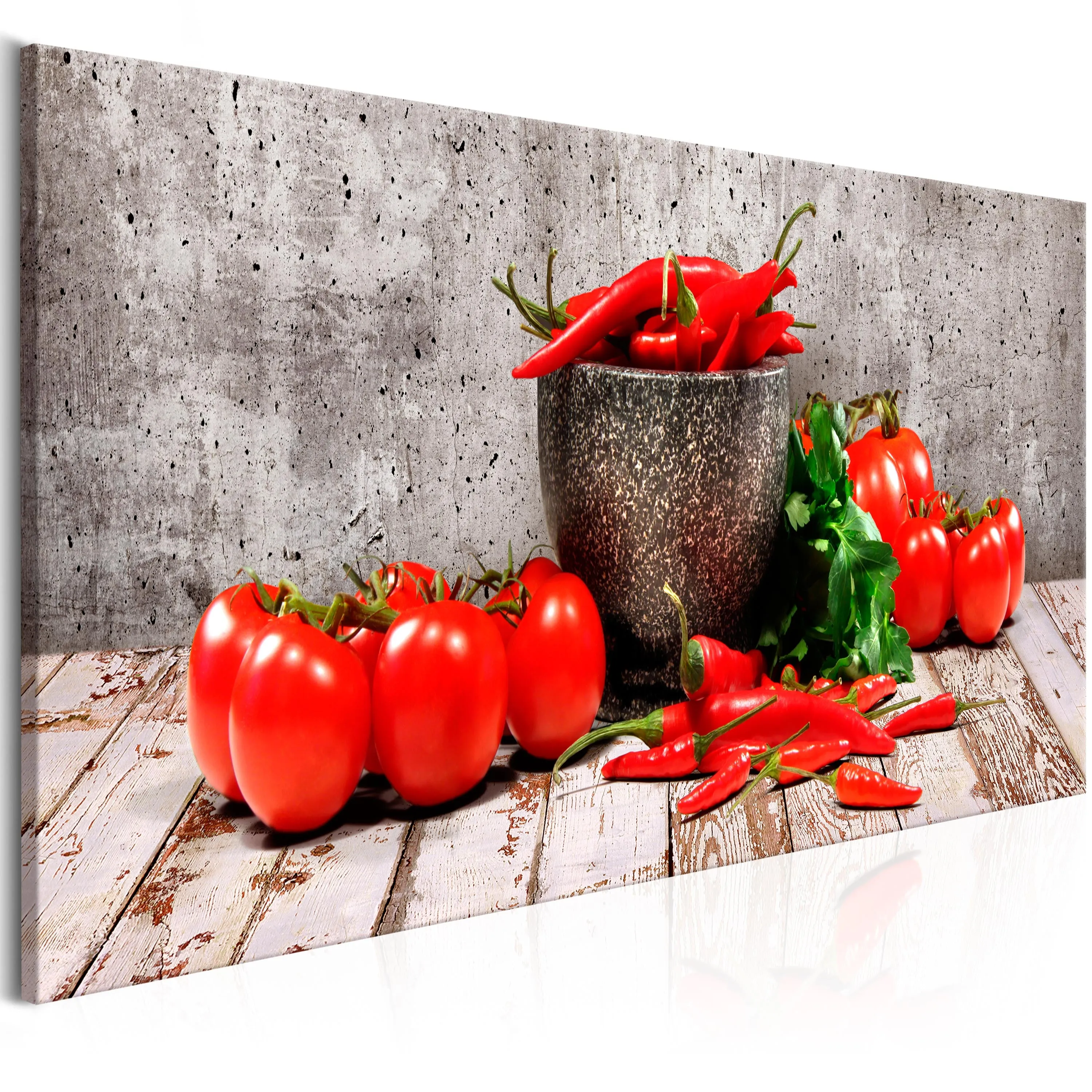 Quadro Red Vegetables (1 Part) Concrete Narrow