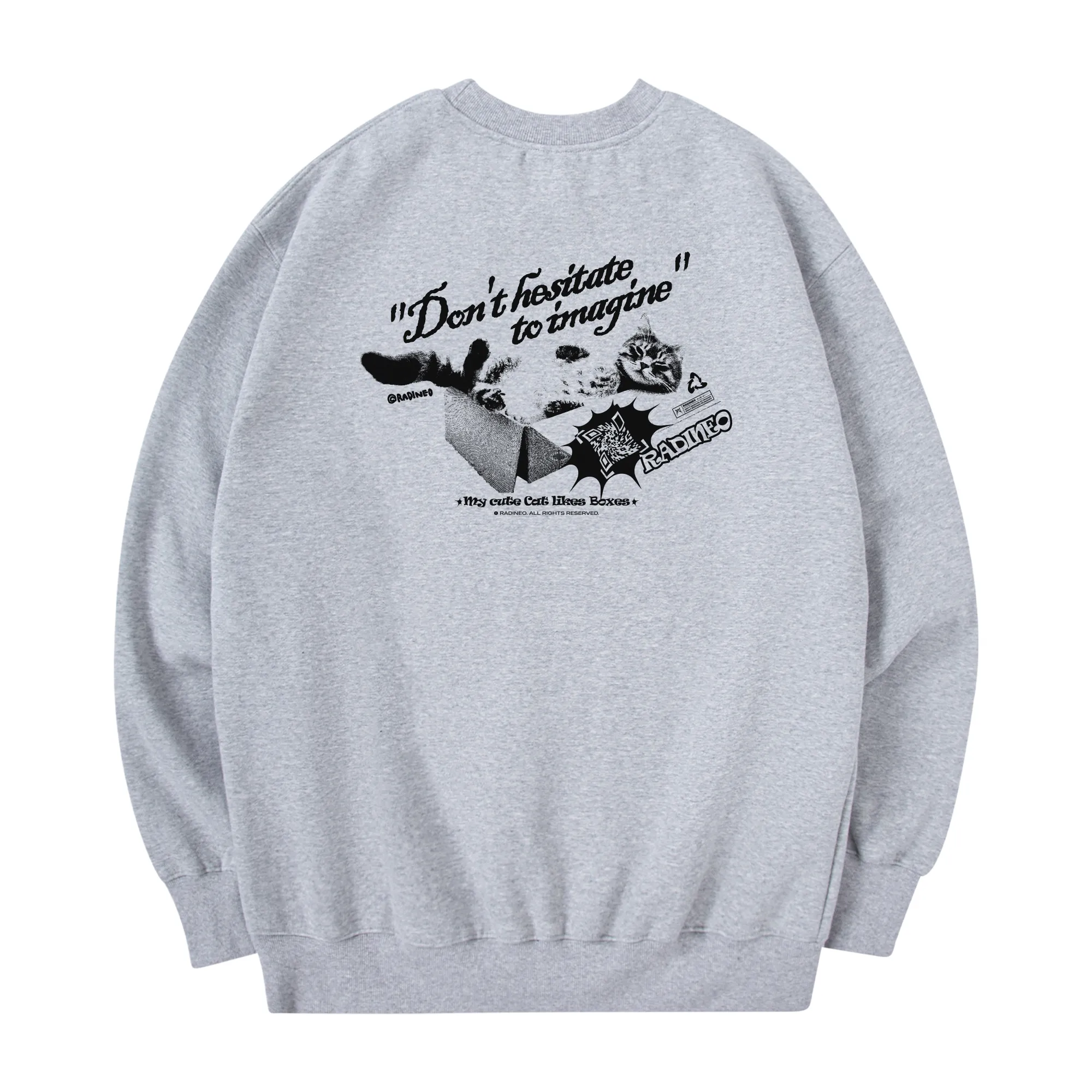 RADINEO  |[RADINEO]★ CAT BOX SWEAT