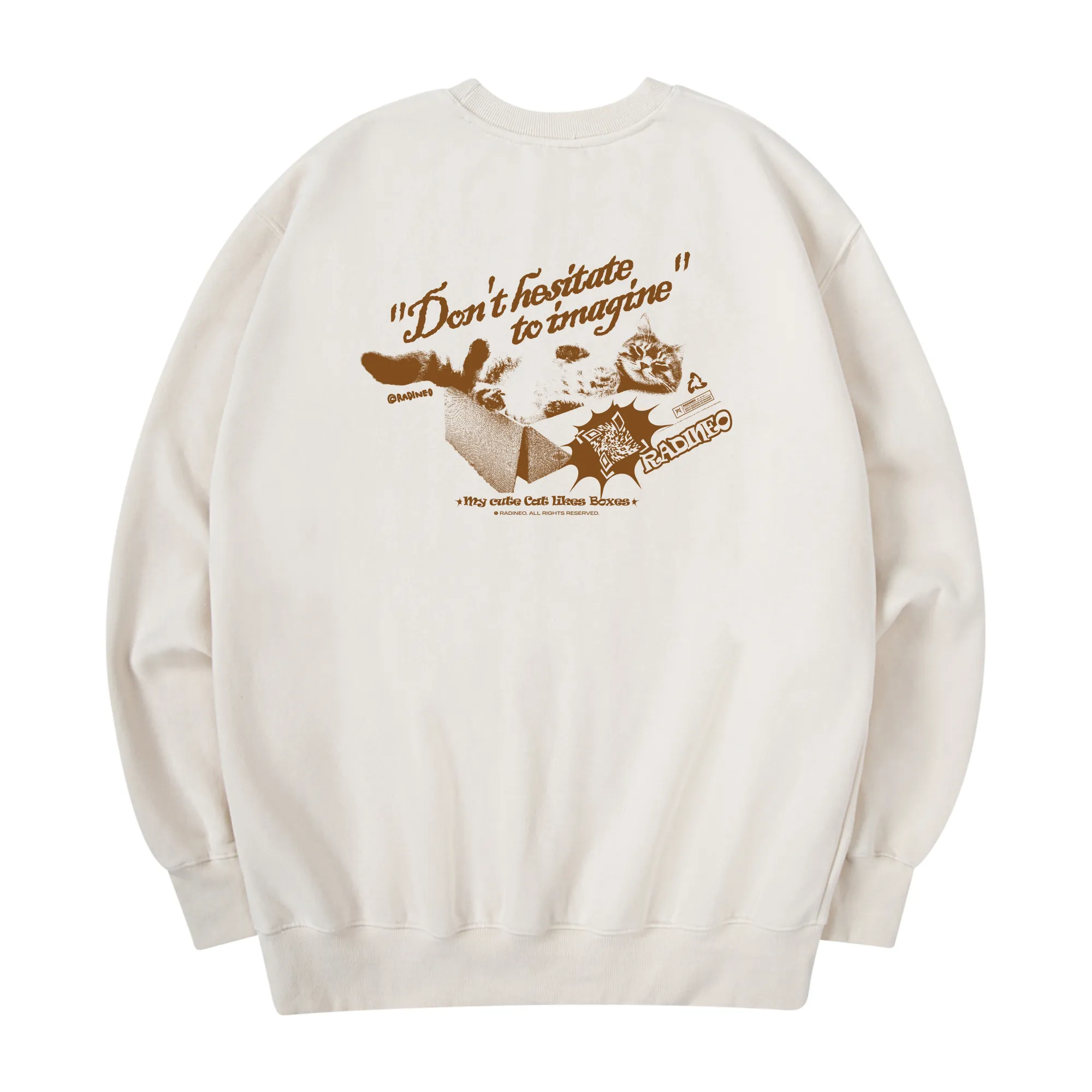 RADINEO  |[RADINEO]★ CAT BOX SWEAT