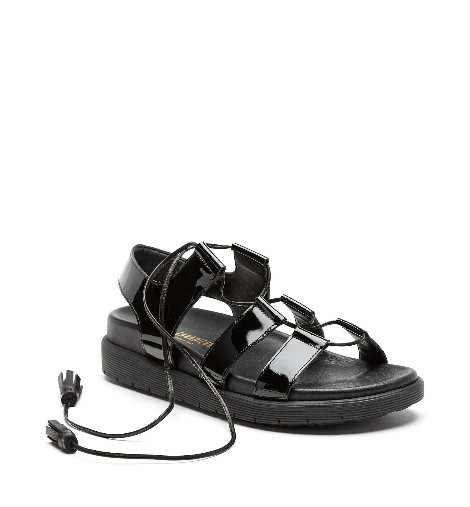 RAMBLER PATENT LEATHER SANDAL