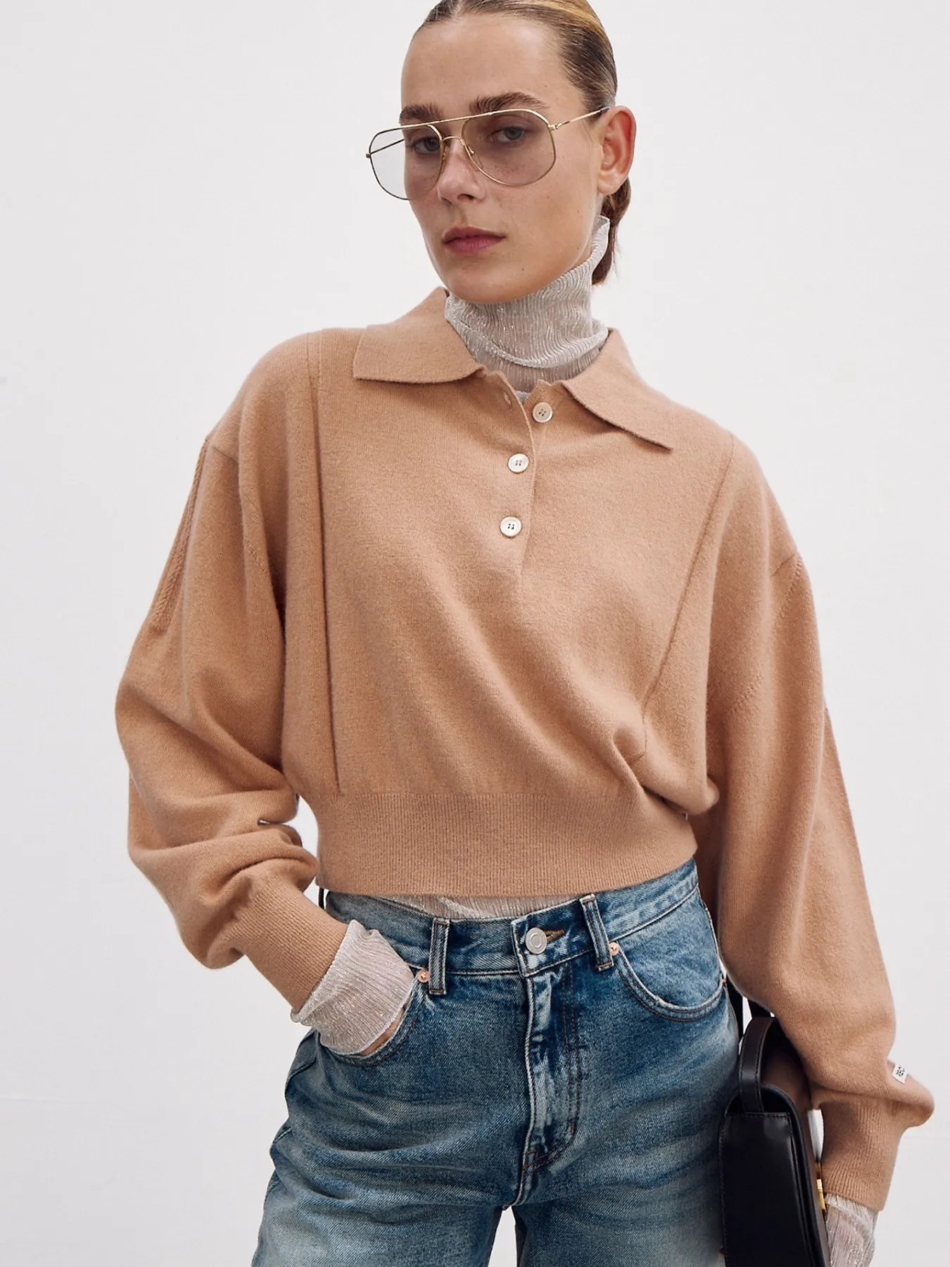 RECTO  |Casual Style Wool Street Style Long Sleeves Plain