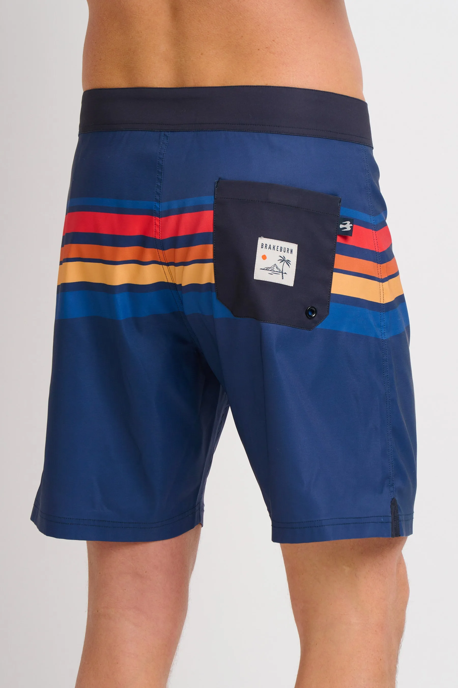 Retro Stripe Boardshorts