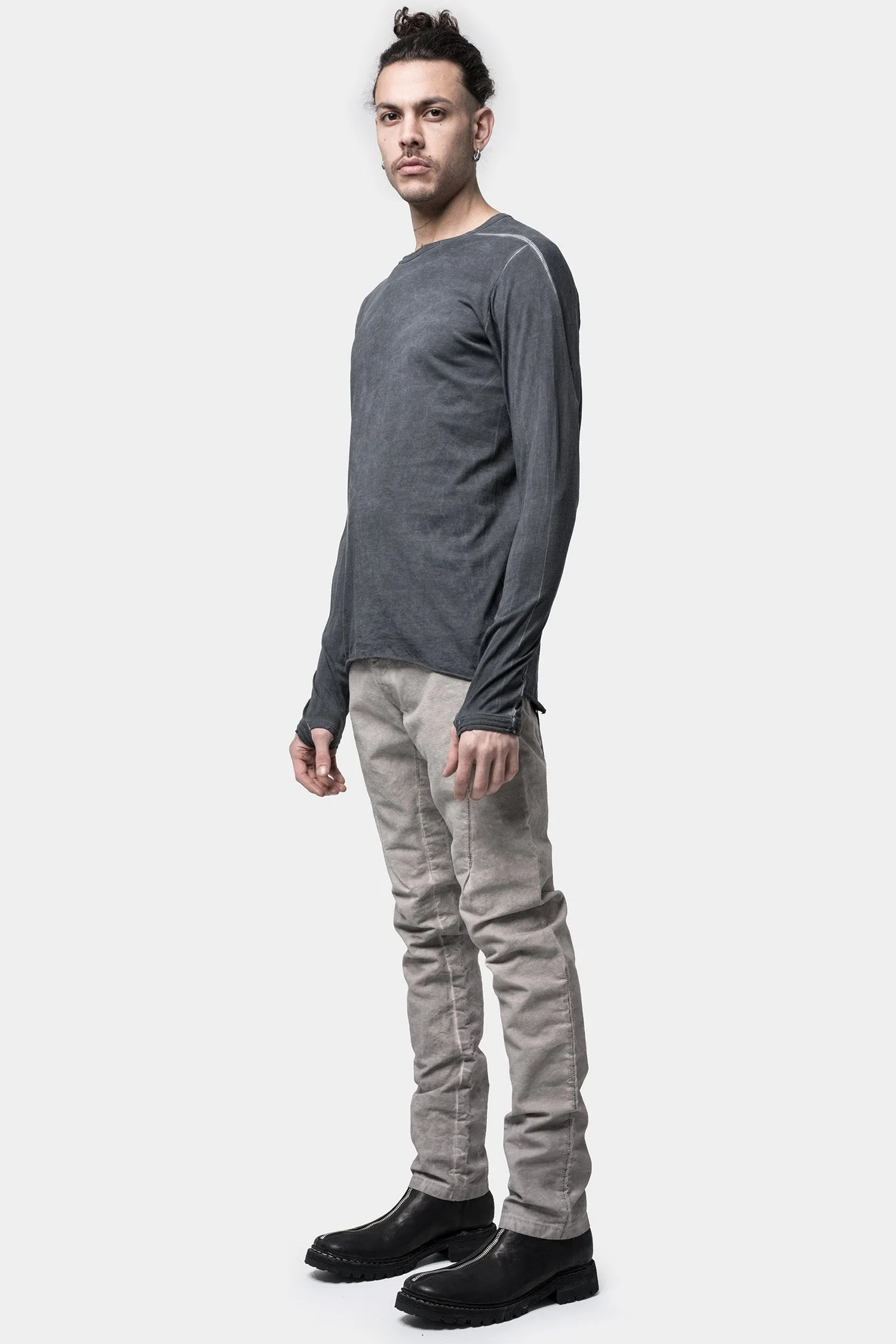 Semi Raglan long sleeve T-Shirt, Petrole