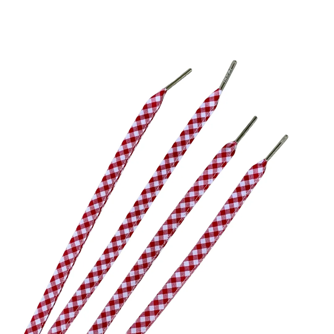 Shoe Laces - Red & White