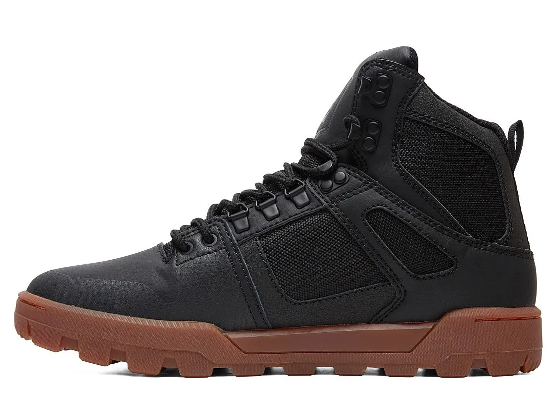 shoes DC Pure High -Top WR Boot - BGM/Black/Gum - men´s