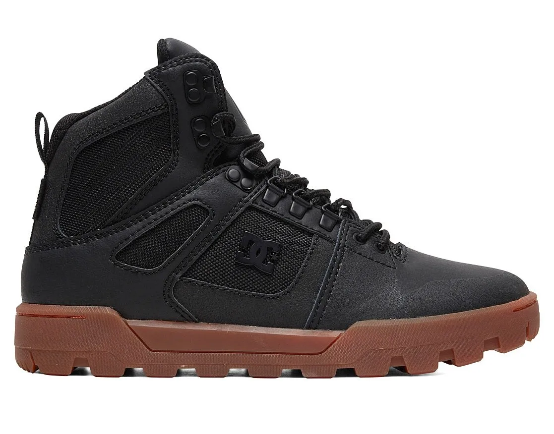 shoes DC Pure High -Top WR Boot - BGM/Black/Gum - men´s