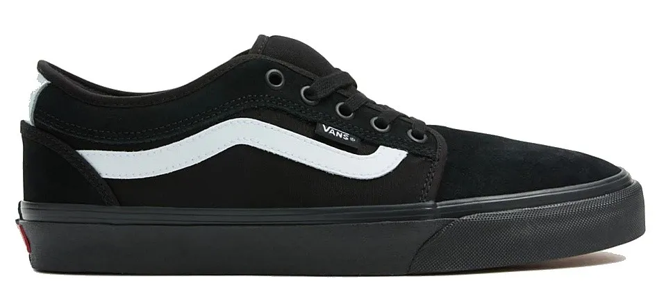 shoes Vans Chukka Low Sidestripe - Black/Black/White - men´s