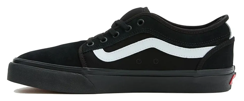 shoes Vans Chukka Low Sidestripe - Black/Black/White - men´s