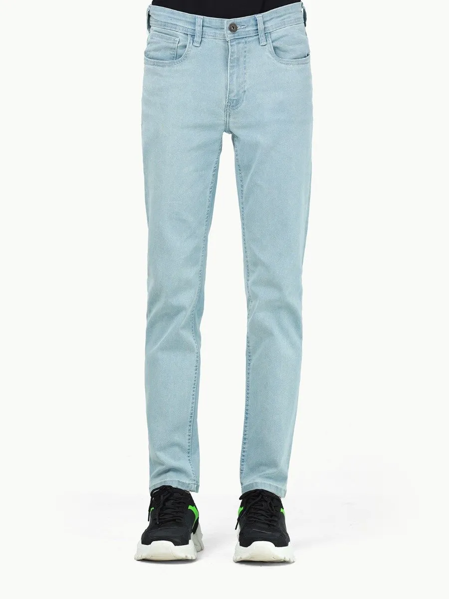 Slim Fit Powder Blue Jeans - FMBP22-034