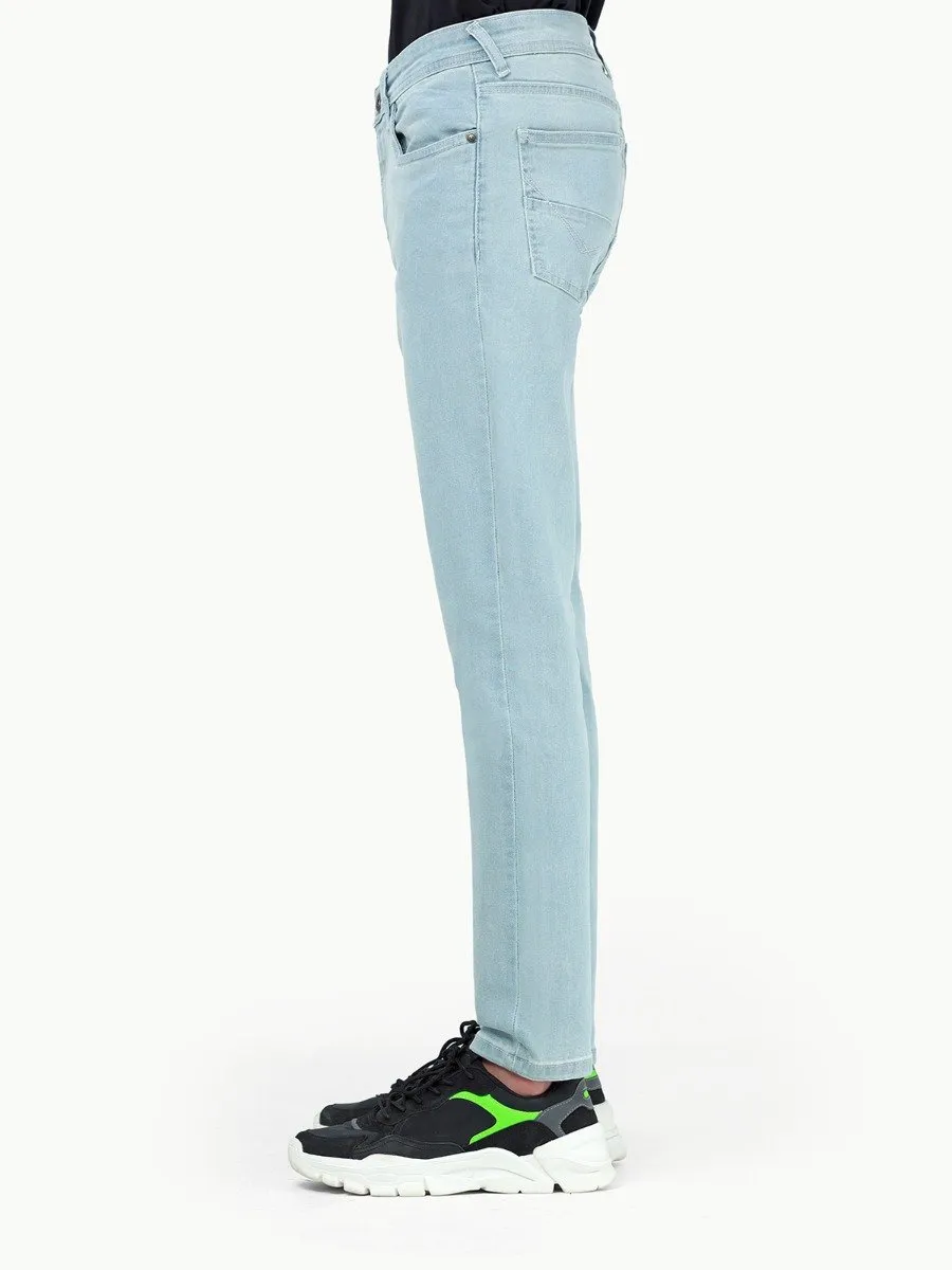 Slim Fit Powder Blue Jeans - FMBP22-034