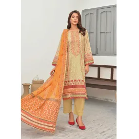 Sophia Lawn Printed Embroidered Unstitched 3Pcs Suit - 1