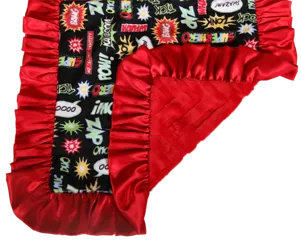 SUPER GARBS/ Black w/ Red Cuddle