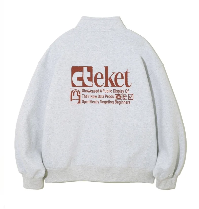 teket  |Unisex Street Style Cotton Logo Sweatshirts