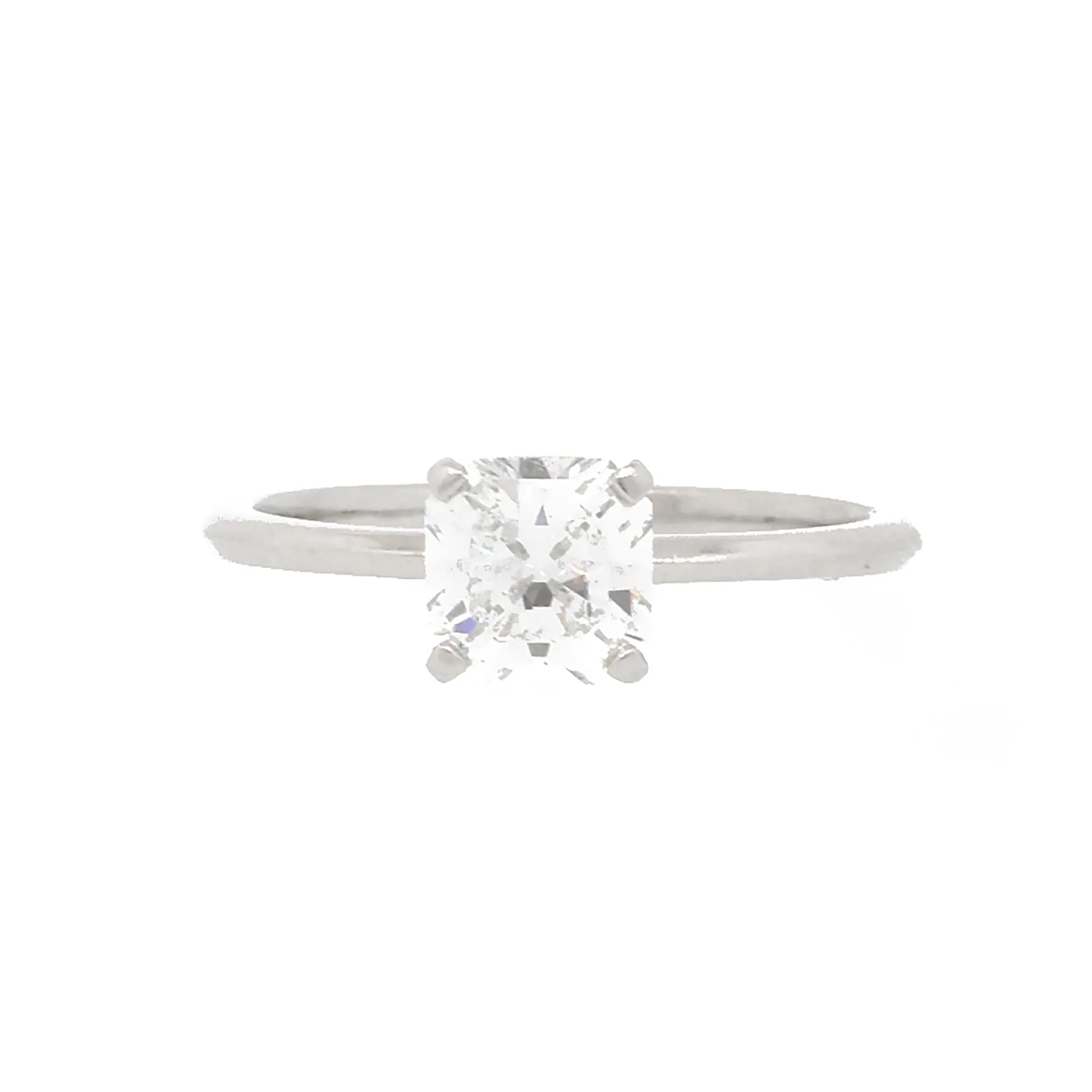 Tiffany & Co. 'TRUE' Diamond Platinum Engagement Ring and Wedding Band Set