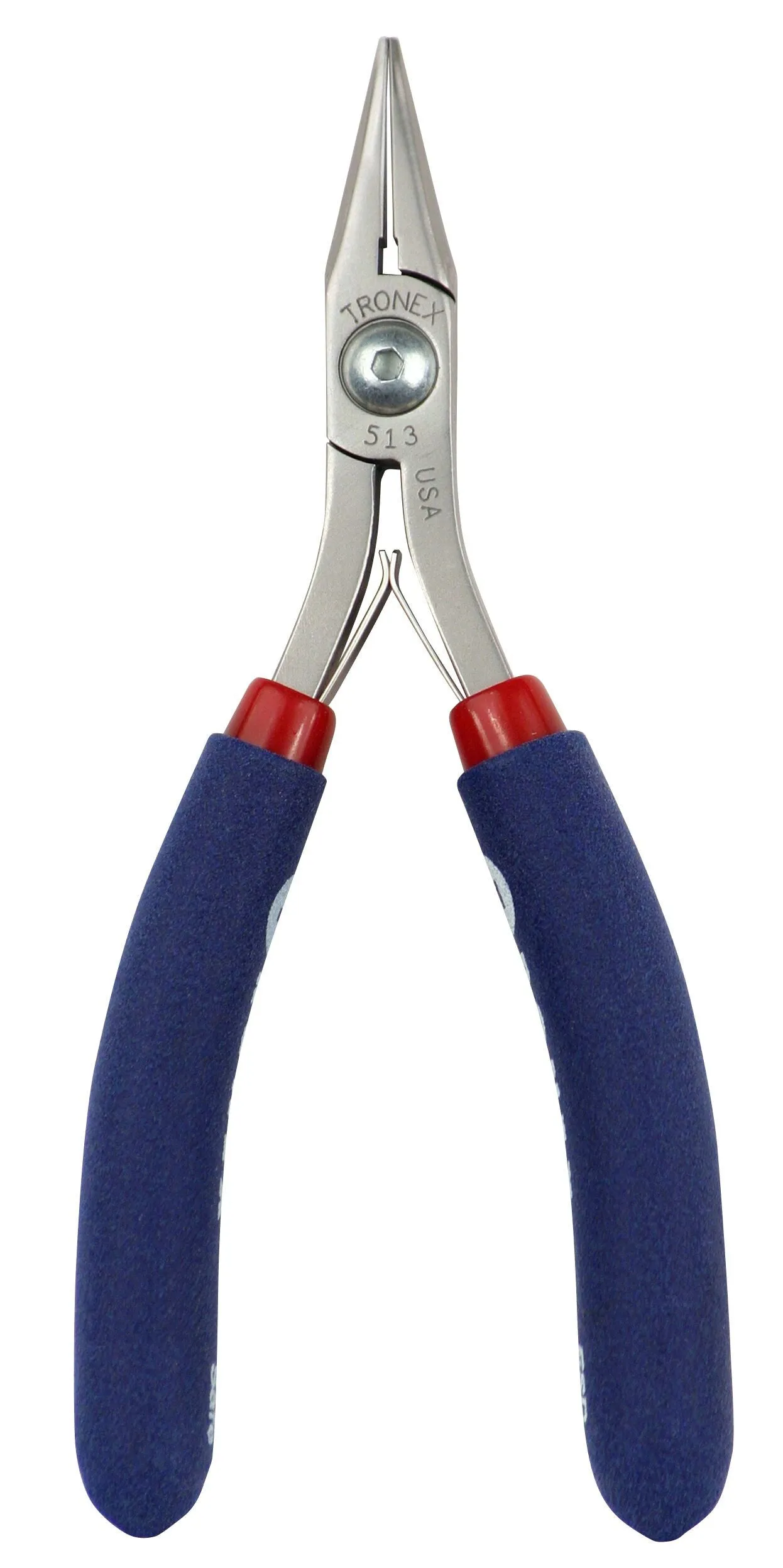 Tronex Chain Nose Pliers, Short Jaw, Standard Handle,  #513