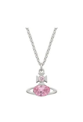 Vivienne Westwood Allie Light Pink Pendant Platinum Plated