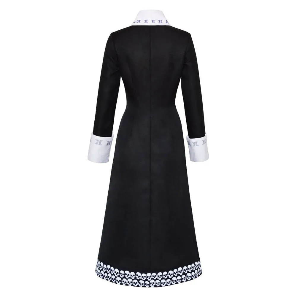 Wednesday Addams Cosplay Costume Kids Girls Dress Halloween Carnival Party Suit