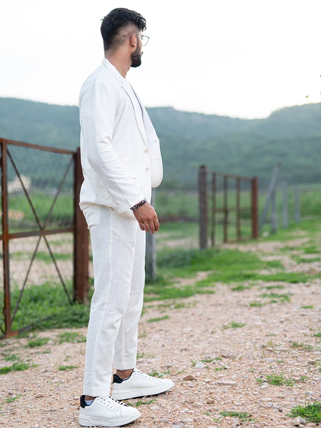 White Linen Suit