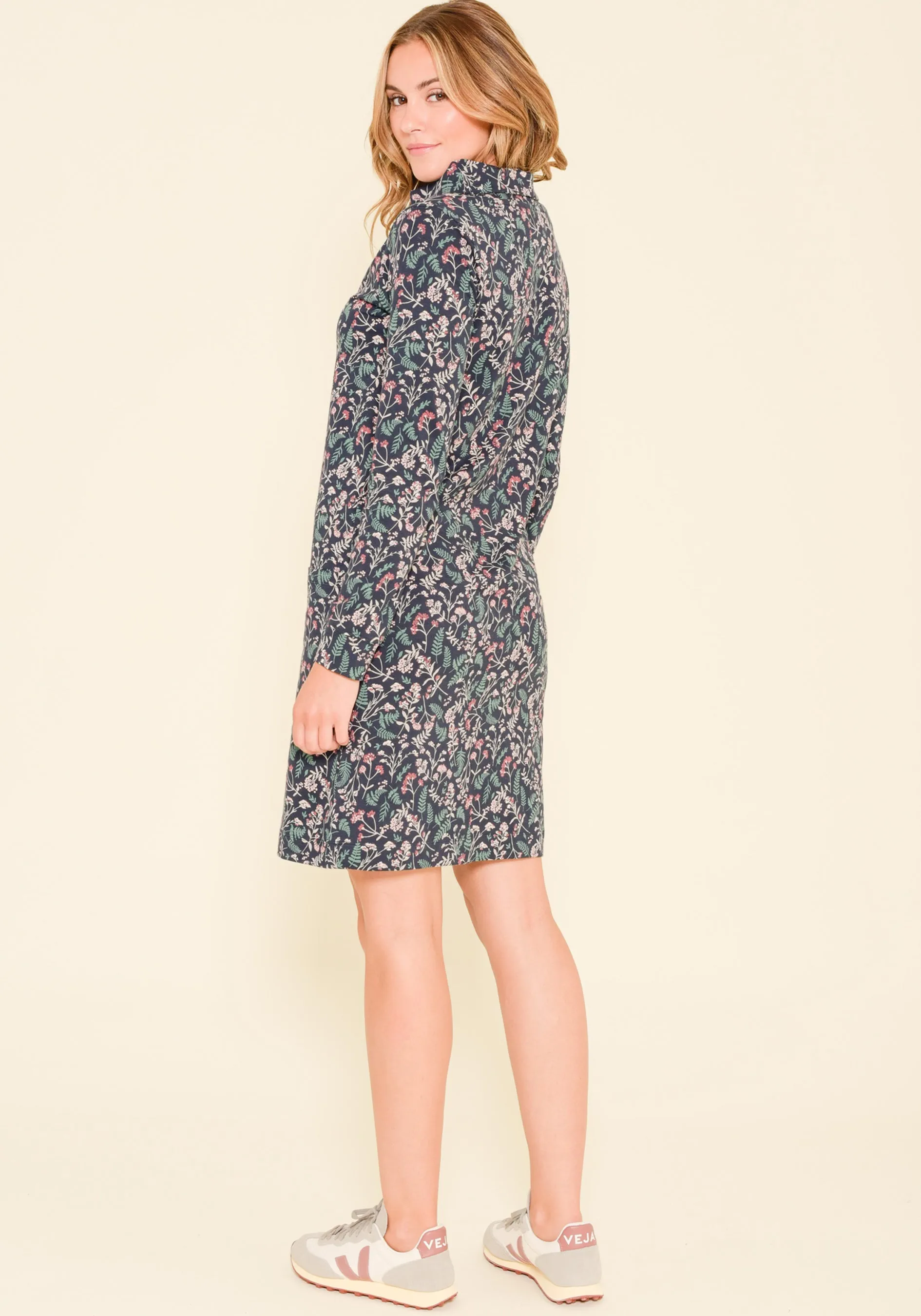 Winter Botanical Sweat Dress