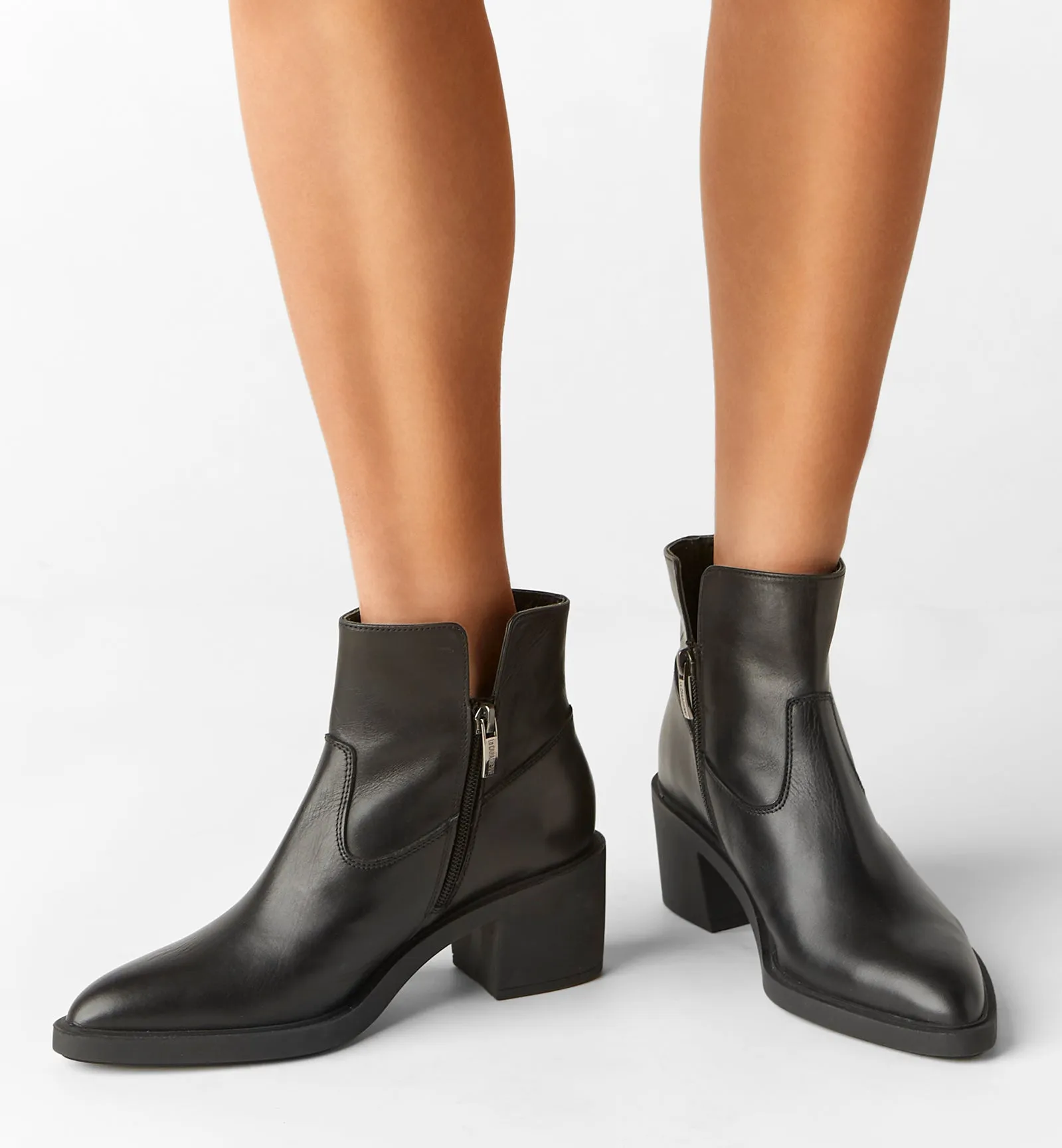 YVETTE LEATHER BOOTIE